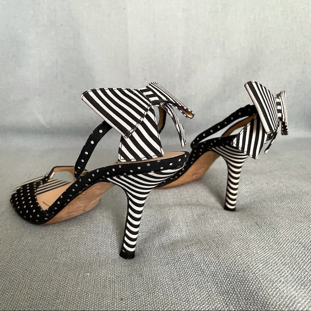 Kate Spade It Girl Slingback Strap Medium Stiletto Leather Heel w/ Bow Size 6 - Picture 4 of 8